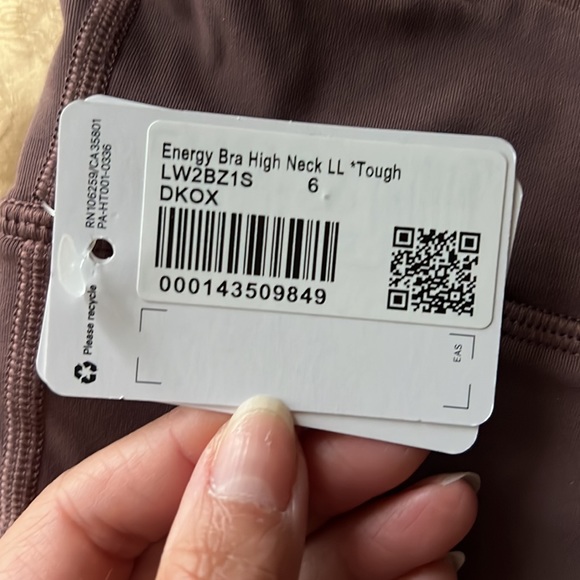 Lululemon Energy Bra High Neck Long Line *Medium Support - Picture 6 of 6